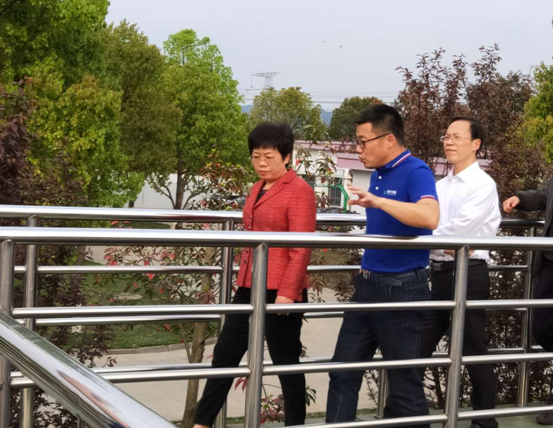 浙江省领导带队重点调研江苏永威施工建设的污水厂项目